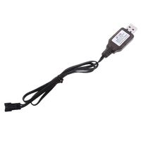 Baosity Premium 6.4V USB to SM 3P Lithium Battery Charge Cable for RC Toys Drone