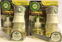 Air Wick Scented Oil Refills - Limited Edition Holiday Collection - Woodland Pine - 2 Count Oil Refills & 1 Count Oil Warmer Per Package - Pack of 2 Packages