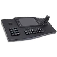 IP PTZ Controller,LEFTEK Onvif Network Keyboard 4D Joystick with 7" Colour LCD Display for High Speed PTZ Dome IP Cameras