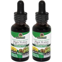 Natures Answer Black Walnut and Wormwood Complex Alcohol Free - 2000mg - Gluten Free - 1 fl oz (Pack of 2)