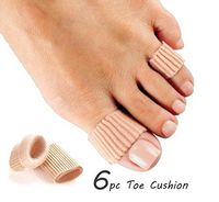 6pc Toe Protector Gel Cushion Comfort Stretchable Elastic Soft Callus & Corn Wrap