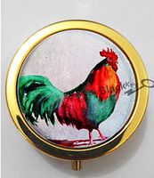 BlackKey Animal Chicken 3-Compartment Decorative Pocket Gift Box Case Organizer for Pill, Color 2 -1793