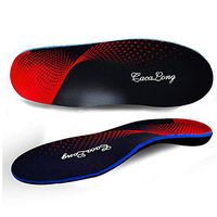 Arch Support Plantar Fasciitis Feet Insoles, Orthotics Inserts for Foot Pain Relief, Flat Feet, Arch Pain, Pronation, Heel Spurs, Running Athletic, Unisex (Red, Men's 11-11.5 丨Women's 13-13.5)