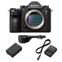 Sony Alpha a9 Mirrorless Digital Camera, Full Frame - Bundle GP-X1EM Grip Extension, BC-QZ1 Battery Charger, NP-FZ100 Lithium-Ion Rechargeable Battery