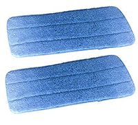 SPS Microfiber Spray Mop Replacement Heads Floor Cleaning Pads Head Fit 18" Commercial Heavy Duty Dry Wet Mops Pad Washable
