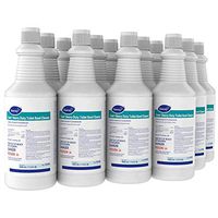 Diversey Crew Heavy Duty Toilet Bowl Cleaner - 12 Pack - Perfect for eliminating Offensive Odors, Rust, gunk, and Lime Scale (32 oz Bottle)