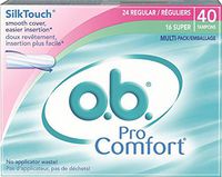 o.b. Pro Comfort Digital Tampons, 40Count