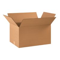 Aviditi 221412 Corrugated Box, 22" Length x 14" Width x 12" Height, Kraft (Bundle of 20)