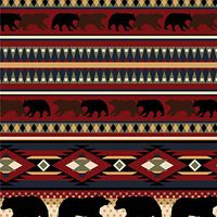GRAPHICS & MORE Black Bear Fever Western Indian Tribal Premium Roll Gift Wrap Wrapping Paper
