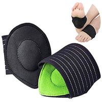 Extra Thick Cushioned Compression Arch Support with More Padded Comfort for Plantar Fasciitis, Fallen Arches, Heel Spurs, Flat Feet and Achy Foot Pain