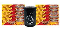 Herb Airtight Container Fresh Kettle with Juicy Jay's Mello Mango 1.25 Flavored Hemp Rolling Papers 10 Count DC Crafts Nation- Middle Finger