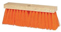 TOUGH GUY Orange Polypropylene Heavy Duty Push Broom