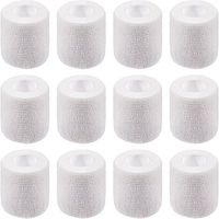 12 Pieces Adhesive Bandage Wrap Stretch Self-Adherent Tape for Sports, Wrist, Ankle, 5 Yards Each (White, 2 Inches)