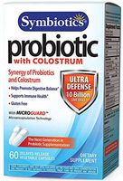 Symbiotics Probiotic for Immunity Support with Colostrum Ultra Defense, 60 Capsules