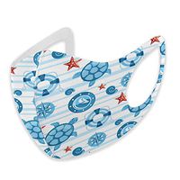 Mouth Masks for Dust Protection Anti Face Mask Washable Earloop Mask Sea Turtle