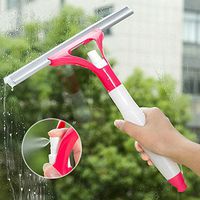 Spray Type Cleaning Brush Glass Wiper Window Cleaning Shave Car Window Cleaner Household Cleaning Tools Brushes - Red by Marital