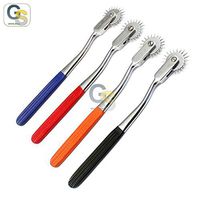 G.S 4 WARTENBERG PIN Wheel Pinwheel Chiropractic SURGI Instruments Color Handle Best Quality