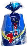 Solo Plastic Cup 18 Oz Mixed Red & Blue