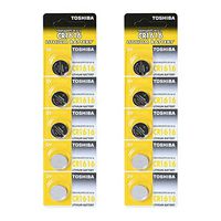 Toshiba CR1616 Battery 3V Lithium Coin Cell (10 Batteries)