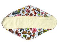 14 Inch Overnight Bamboo Mama Cloth/ Menstrual Pads/ Reusable Sanitary Pads (Birds)