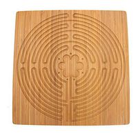 Chartres Finger Labyrinth for Mindfulness and Meditation. Reduce Stress with Labyrinth Finger Meditation. (Square-Chartres-Large)