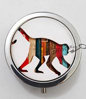 BlackKey Animal Monkey 3-Compartment Decorative Pocket Gift Box Case Organizer for Pill, Color 1 -1782