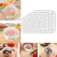Saran Wrap Plastic Bags - Reusable Silicone Bag Food Cover Placemat Multi Function Helper Bowl Wrap Film Packaging Seal 4 - Tool Kitchen Fruit Bags Bag Fresh Reusable Dimmer Bag Bag Freezer