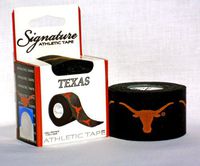 Athletic Tape (black) - Texas Longhorns (1.5in X 10yds)