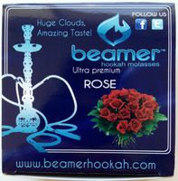 Rose Beamer Herbal Hookah Shisha Molasses 50g. Huge Clouds, Amazing Taste! Tobacco Free, Nicotine Free. Better Taste & Clouds Than Tobacco. Made in USA! Use with Hookah Nargila, Charcoal