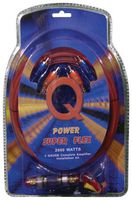 Q Power Super Flex 8-Gauge 2000-Watt Amplifier Wiring Amp Kit | 8GAMPKIT-SFLEX