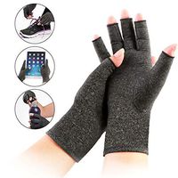Soft Arthritis Gloves, Fingerless Design, Comfy Fit, Compression Gloves, Joint Finger Pain Relief Hand Wrist Support Brace High Elasticity(Size : M)