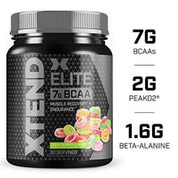 XTEND Elite BCAA Powder Sour Gummy | Sugar Free Post Workout Muscle Recovery Drink with Amino Acids | 7g BCAAs for Men & Women| 30 Servings, 1.19 lb, 19.04 oz