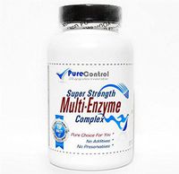 Super Strength Multi-Enzyme Complex // 200 Capsules // Pure // by PureControl Supplements