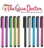 TCD [100 Pack] Colorful Long Metal Capacitive Stylus Pens [Universal] Compatible with All Touch Screen Devices [Asssorted Colors]