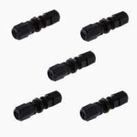 Anmbest 5PCS M20 RJ45 Waterproof Cat5/5e/6 8P8C Connector IP67 Ethernet LAN Cable Connector Double Head Outdoor LAN Coupler Adapter Female to Female