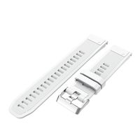 Veepola New Soft Silicone Quick Install Strap Wristband Replacement Watch Bands for Garmin Fenix 5X GPS Watch (White)
