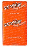 E-Z Wider Slow Burning Cigarette Rolling Papers (24 Booklets Retailers Box) 0054