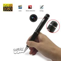 Hidden Camera Pen Mini DV- HD Digital Cam USB Portable 1080P Video Resolution Multifunction Photo Silver @Laing-H