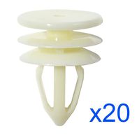 Noseeba 20 pcs Door Trim Panel Clips pins retainers Fasteners Replacement for GMC Envoy Chevy Chevrolet Trailblazer Suburban Silverado, The Part# 10357004, 10360625, 15095067, 15155113