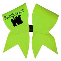 Chosen Bows New iBackspot Cheer Bow, Neon Lime