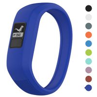 Meifox Compatible with Garmin vivofit JR Bands for Kids,Solf Silicone Replacement Band with Garmin Vivofit JR/Vivofit JR 2 / Vivofit 3 (Navy Blue, Large)