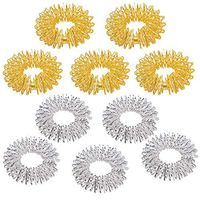 10pcs Massage Ring, Finger Massager Rings Mini Finger Acupuncture Spring Ring Finger Circulation Handheld Massager
