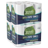 Seventh Generation Paper Towels, 100% Recycled Paper, 2-ply, 6-Count (Pack of 4)