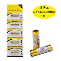 Cotchear 5Pcs 12V 27A Alkaline Battery 27A 12 Volt Batteries 27A 12V 21/23 E23A Alkaline Batteries
