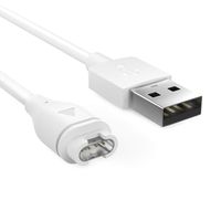 MoKo Charger Compatible with Garmin Vivoactive 3/4/4S/Venu/Fenix 5/5 Plus/5S/5S Plus/5X/5X Plus/6/6S/6X/6 Pro/6S Pro/6X Pro/Forerunner 935/Instinct/Quatix 5, USB Data Sync Charging Cable - White