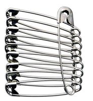 Soophen Extra Large Safety Pins Size 4 (Set of 100) (2-1/5")