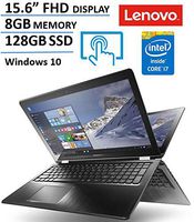 2017 15.6" Lenovo Flex 3-1580 2-in-1 Touchscreen Full HD Laptop (Intel Core i7-6500u, 2.5 GHz, 8 GB RAM, 128 GB SSD, Bluetooth, HDMI, Webcam, 802.11ac, Backlit Keyboard, Windows 10)