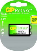 GP ReCyko+ 8.4V (9V Applications) PRE-CHARGED Rechargeable NIMH BATTERY USE 1000 TIMES