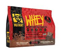 Mutant Whey – 100% Whey Protein Powder, Gourmet Taste, 22g of Protein, 10.4 g EAAs, 5 g BCAAs, Fast Absorbing, Easy Digesting, (Dual Chamber, Triple Chocolate and Vanilla Ice Cream)