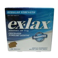 Ex-Lax Pieces Regular Strength 24 Each (Pack of 9)